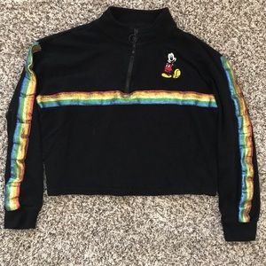 3/$20 Disney Mickey Mouse Half Zip Pullover Top